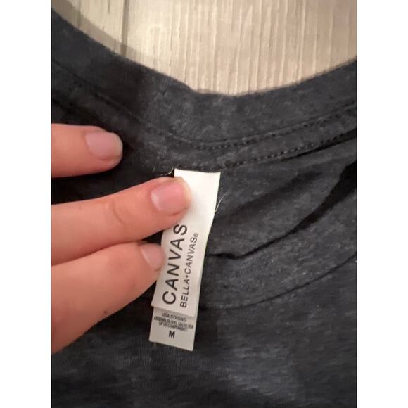 Busy Raising Ballers Graphic T-shirt, Gray, Size Medium, 1312-E - Picture 3 of 3